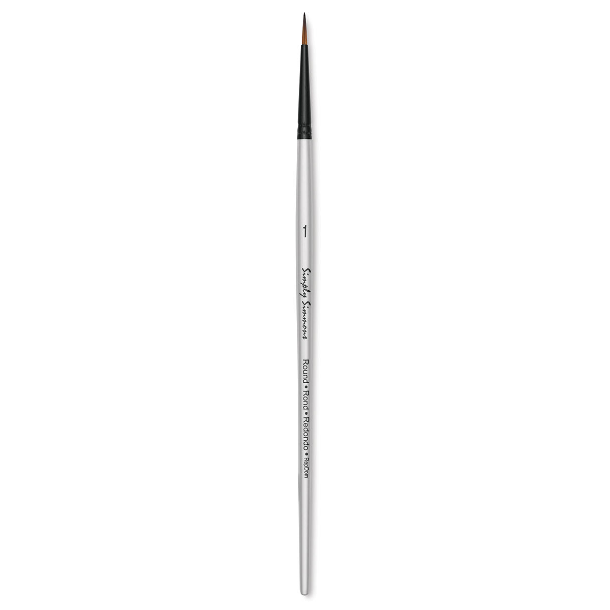 Robert Simmons Simply Simmons Synthetic Brush - Round, Short Handle, Size 1