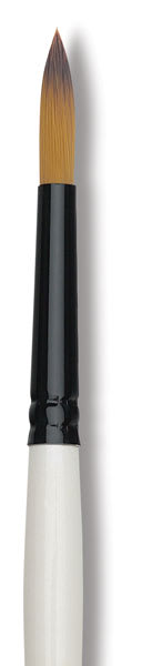 Robert Simmons Simply Simmons Synthetic Brush - Round, Short Handle, Size 8 Close-up