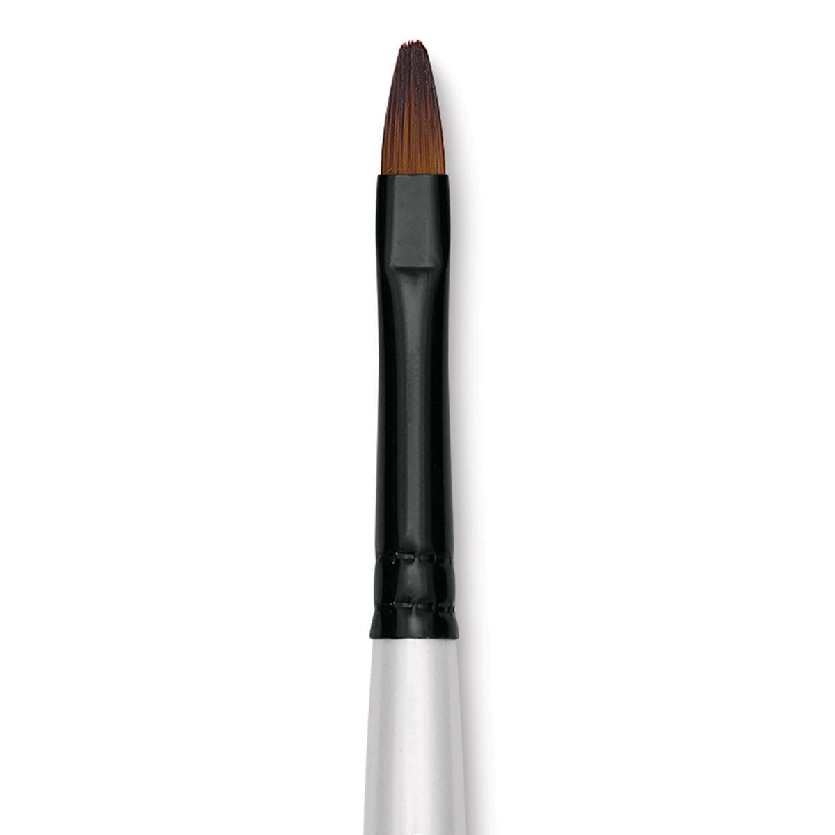 Robert Simmons Simply Simmons Synthetic Brush - Filbert, Short Handle, Size 6 close up