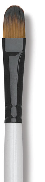 Robert Simmons Simply Simmons Synthetic Brush - Filbert, Short Handle, Size 10 Close-up