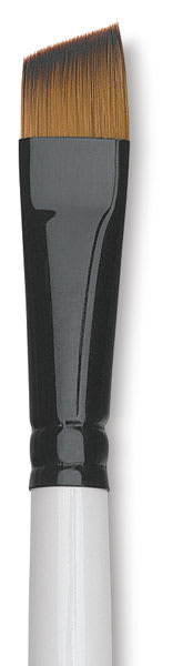 Robert Simmons Simply Simmons Synthetic Brush - Angle Shader, Short Handle, Size 1/2'' Close-up