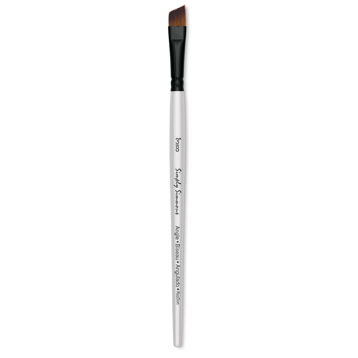 Robert Simmons Simply Simmons Synthetic Brush - Angle Shader, Short Handle, Size 3/8"