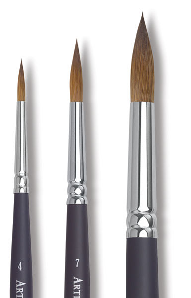 Winsor & Newton Artists' Kolinsky Sable Watercolor Brushes - Round