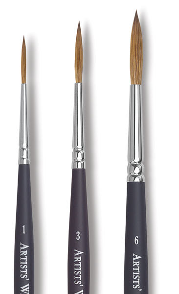 Winsor & Newton Artists' Kolinsky Sable Watercolor Brushes - Rigger
