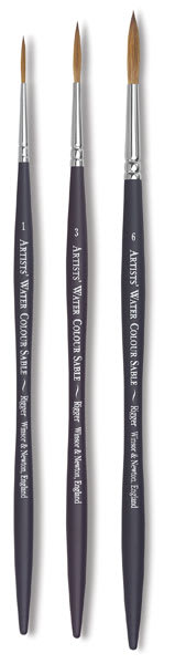 Winsor & Newton Artists' Kolinsky Sable Watercolor Brushes - Rigger