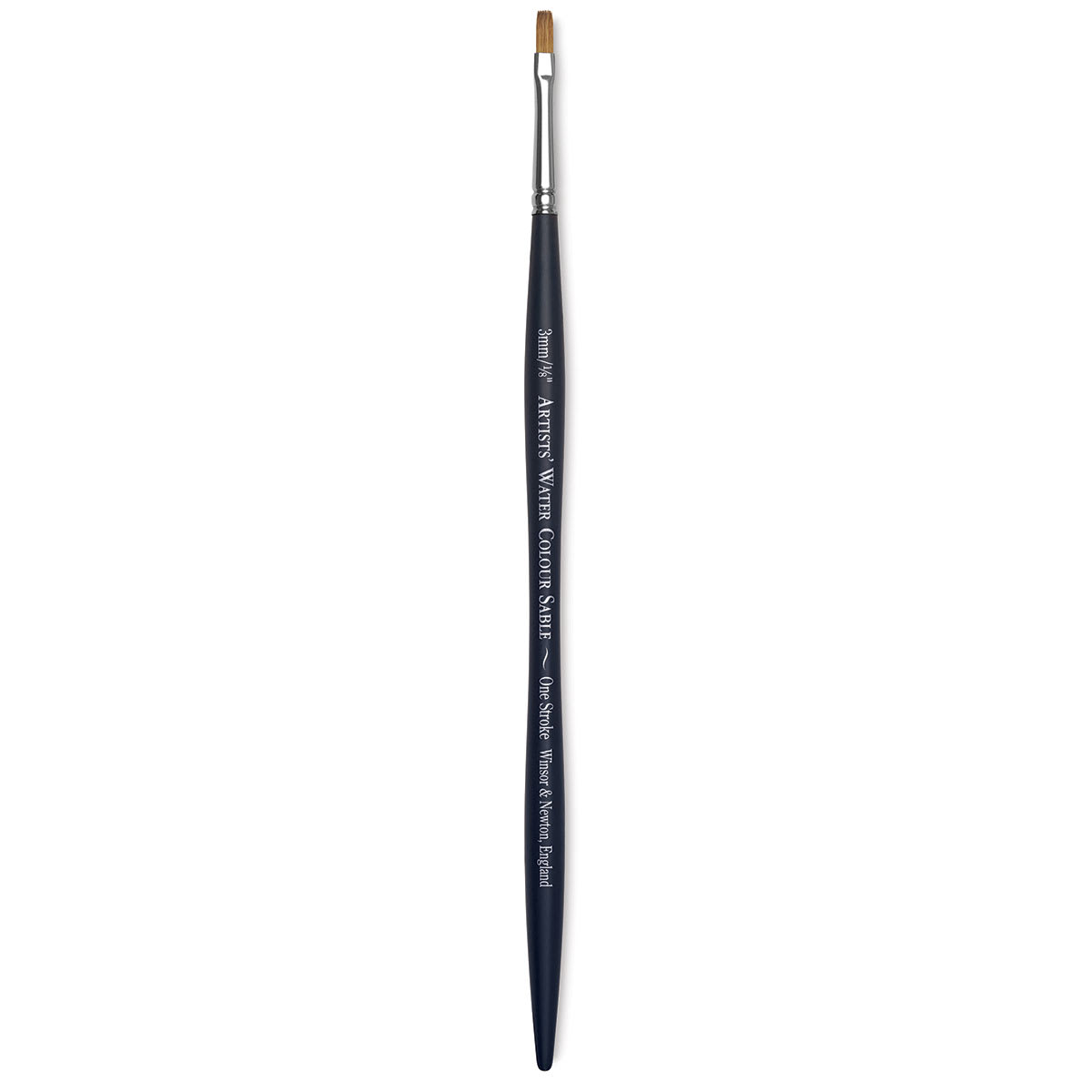 Winsor & Newton Artists' Kolinsky Sable Watercolor Brush - One-Stroke, Short Handle, Size 1/8"