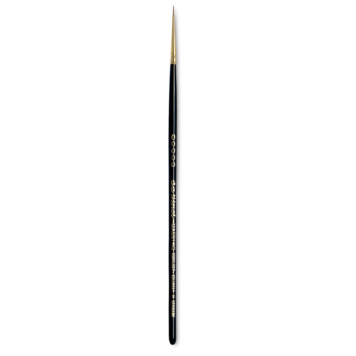 Da Vinci Maestro Kolinsky Brush - Full Belly Round, Short Handle, Size 5/0