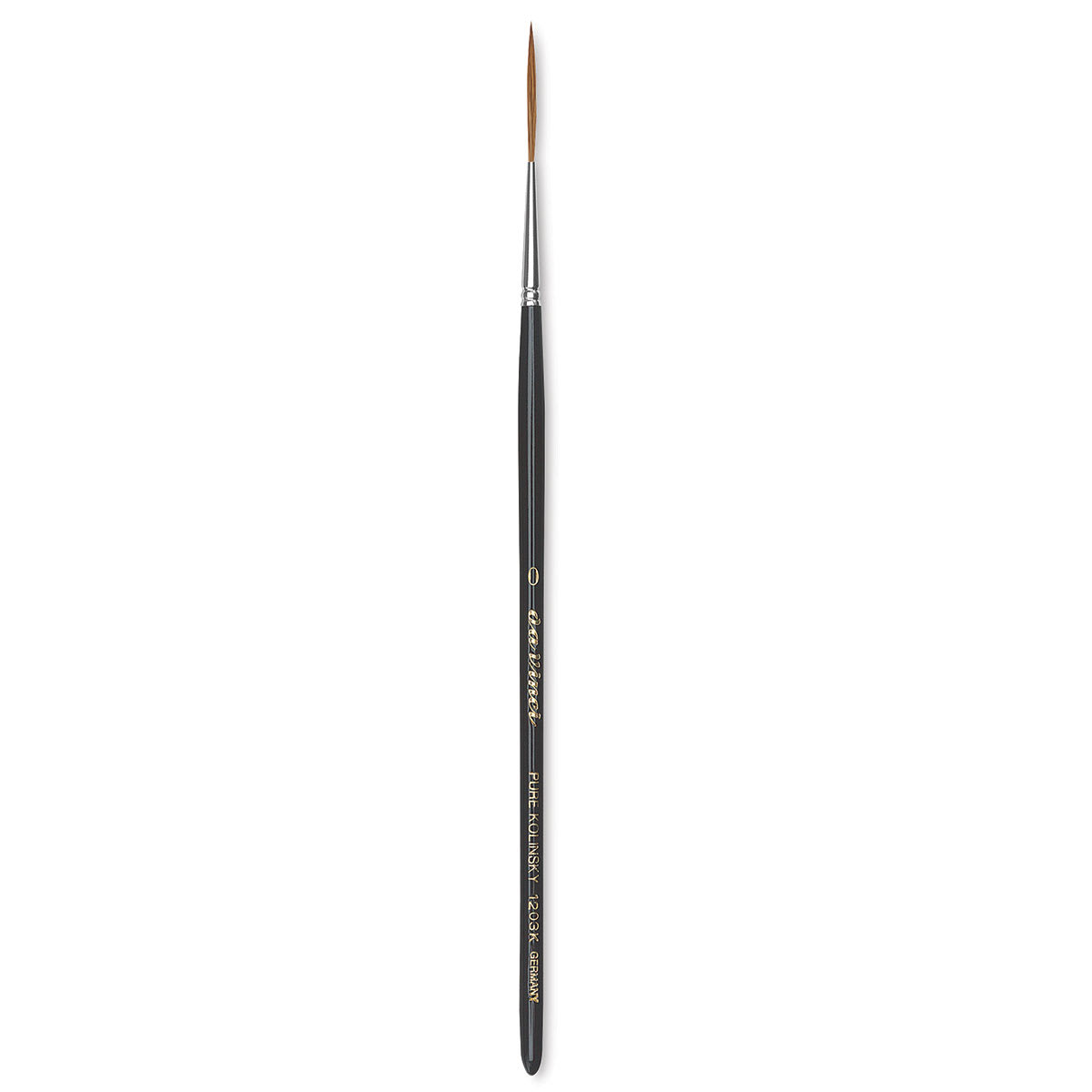 Da Vinci Maestro Kolinsky Brush - Long Liner, Short Handle, Size 0