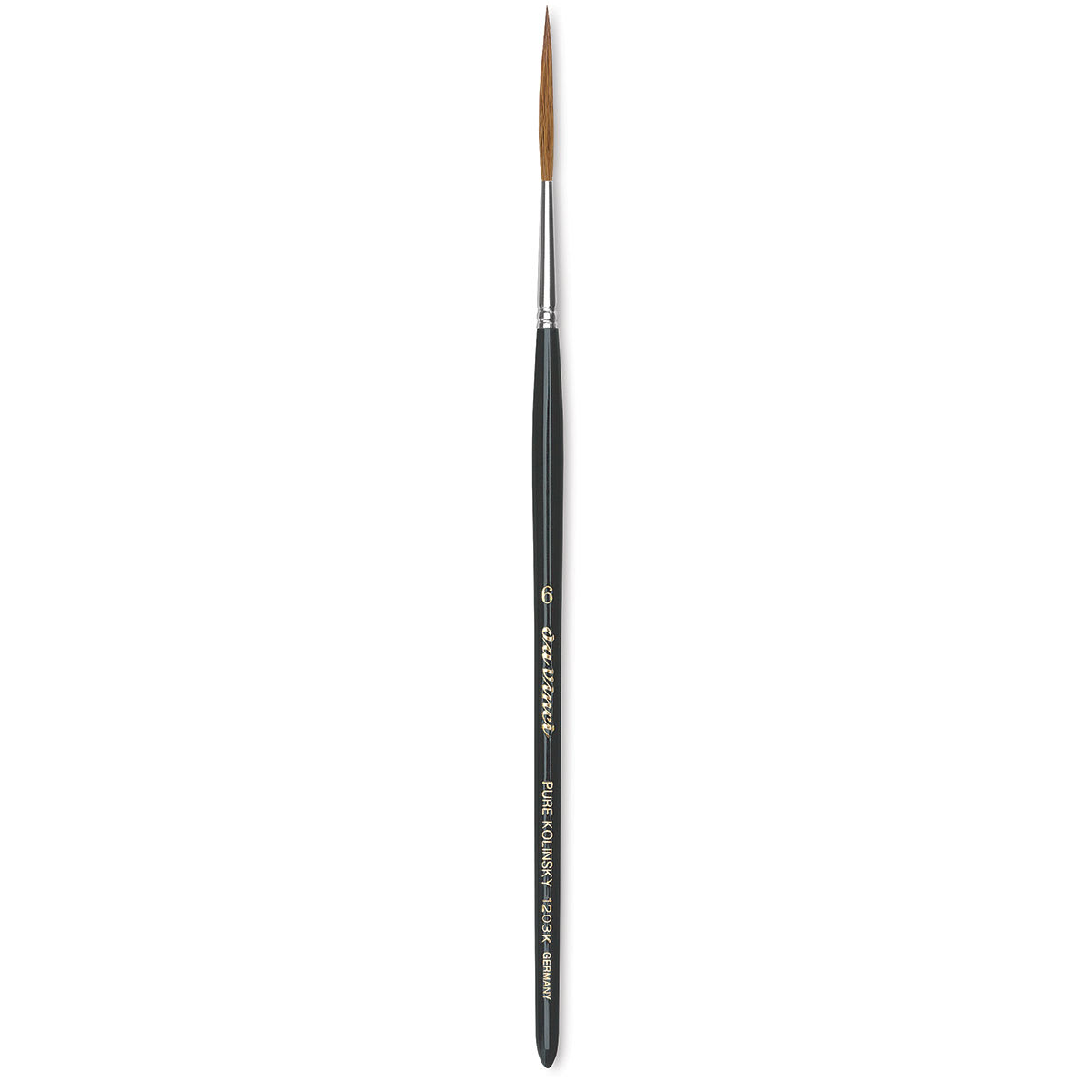 Da Vinci Maestro Kolinsky Brush - Long Liner, Short Handle, Size 6