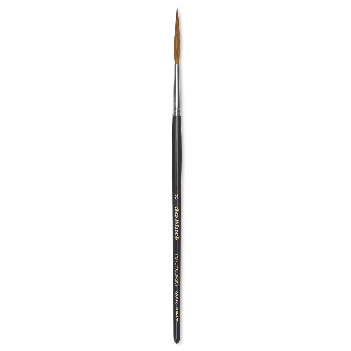 Da Vinci Maestro Kolinsky Brush - Long Liner, Short Handle, Size 8