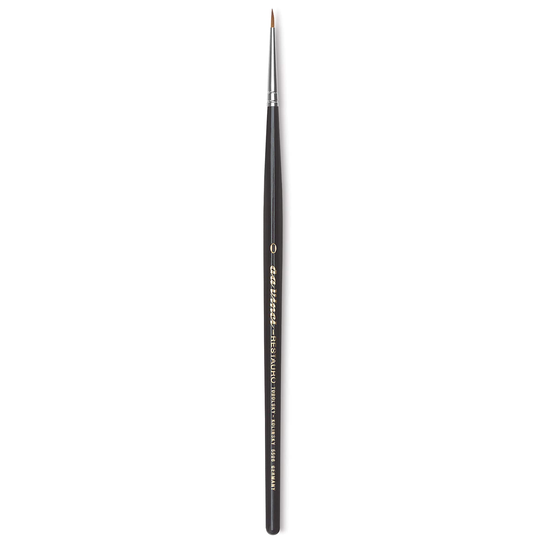 Da Vinci Maestro Kolinsky Brush - Restauro Retouch, Short Handle, Size 0