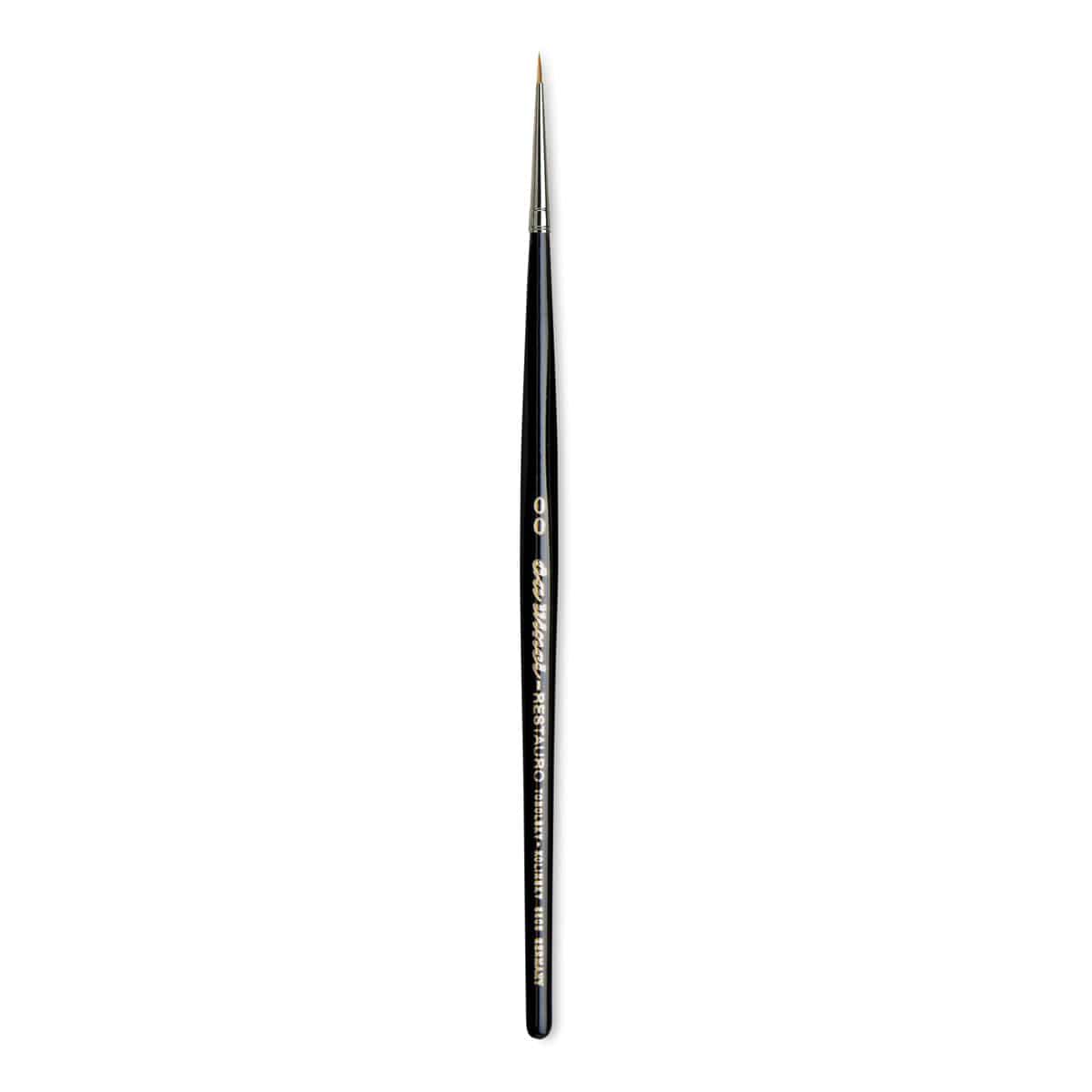 Da Vinci Maestro Kolinsky Brush - Restauro Retouch, Short Handle, Size 2/0