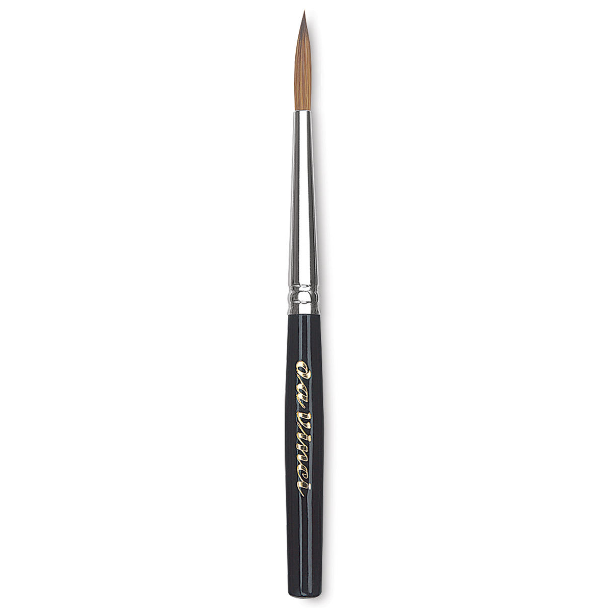 Da Vinci Maestro Kolinsky Brush - Round Travel Brush without Cap, Short Handle, Size 4