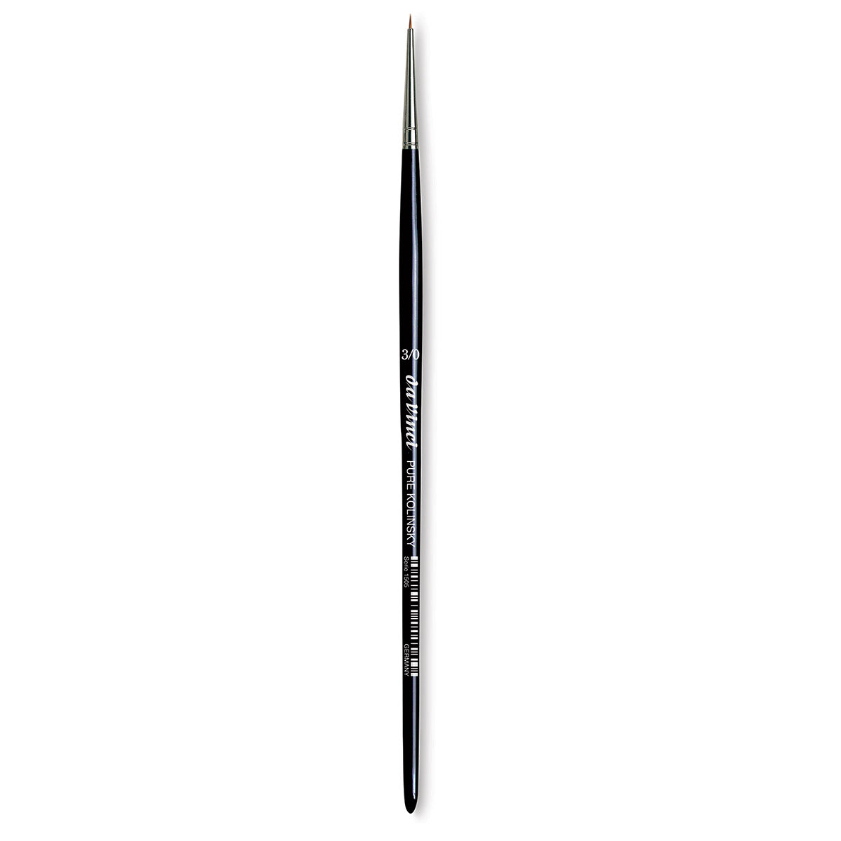 Da Vinci Maestro Kolinsky Brush - Miniaturist, Short Handle, Size 3/0