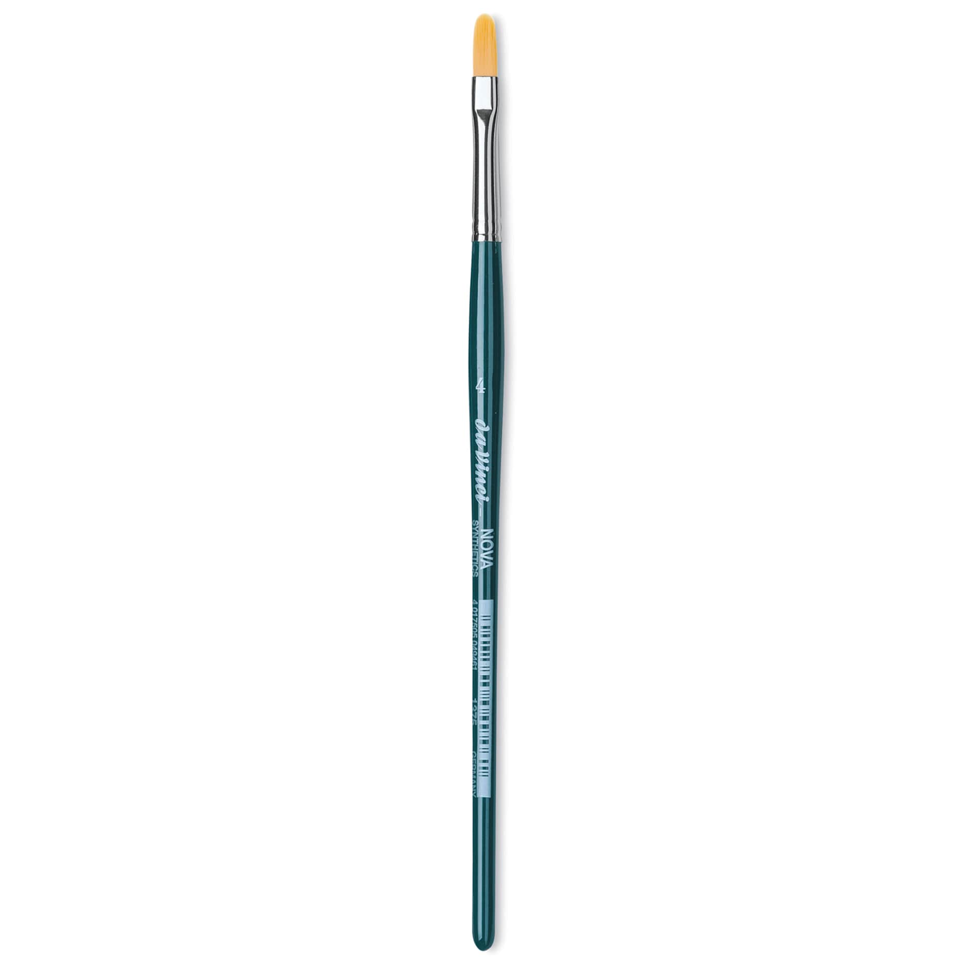 Da Vinci Nova Brush - Filbert, Short Handle, Size 4