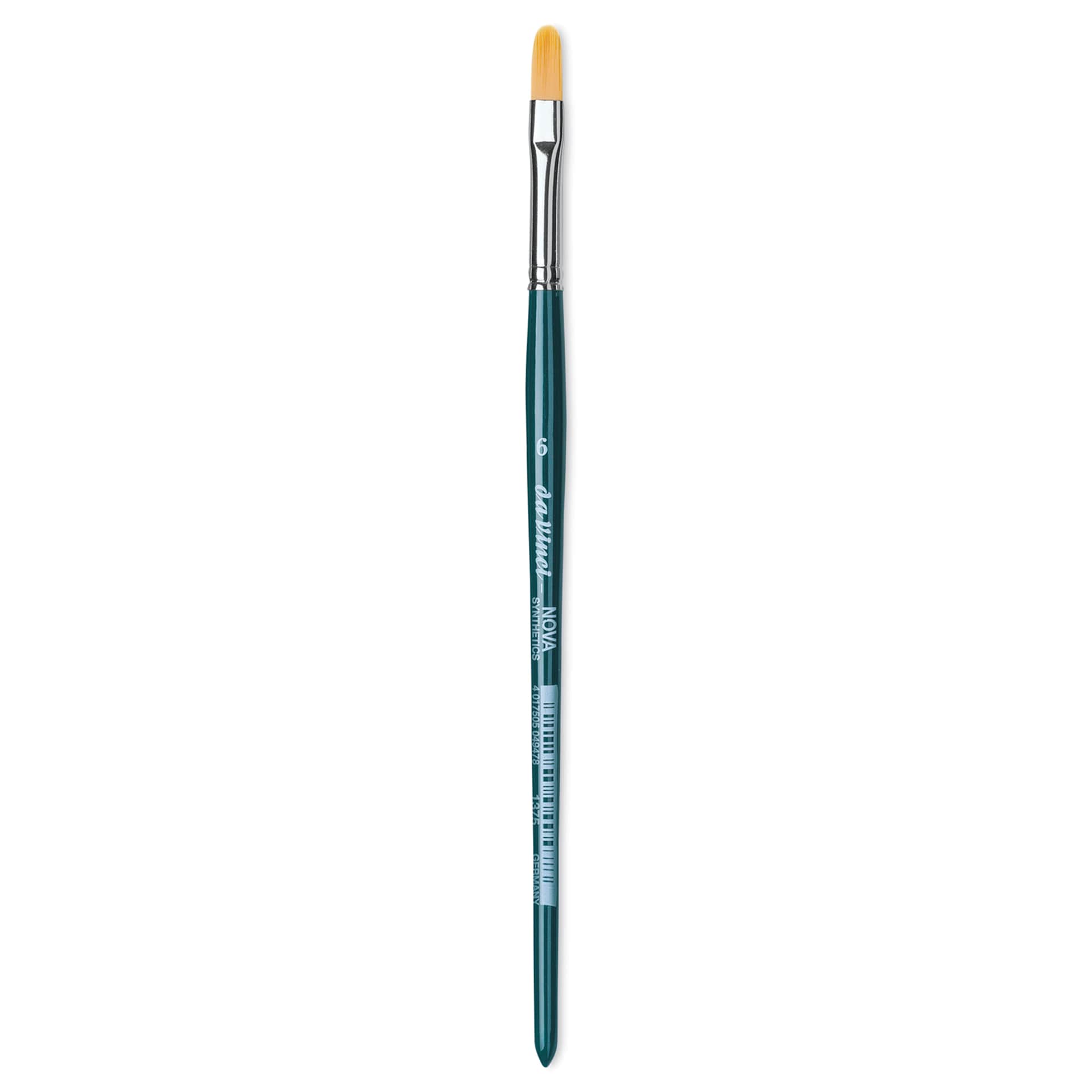 Da Vinci Nova Brush - Filbert, Short Handle, Size 6