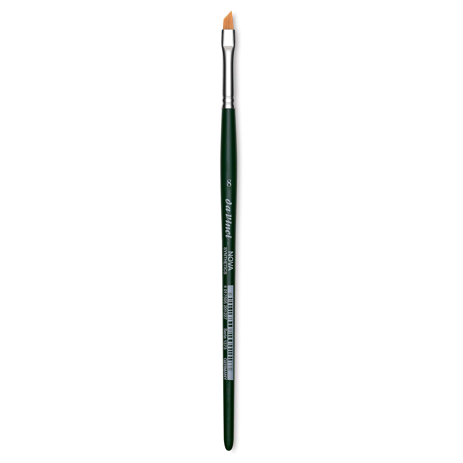 Da Vinci Nova Brush - Slant, Short Handle, Size 8