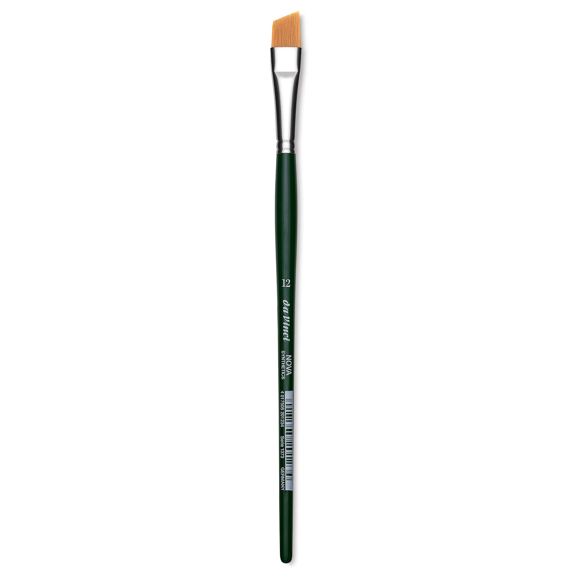 Da Vinci Nova Brush - Slant, Short Handle, Size 12