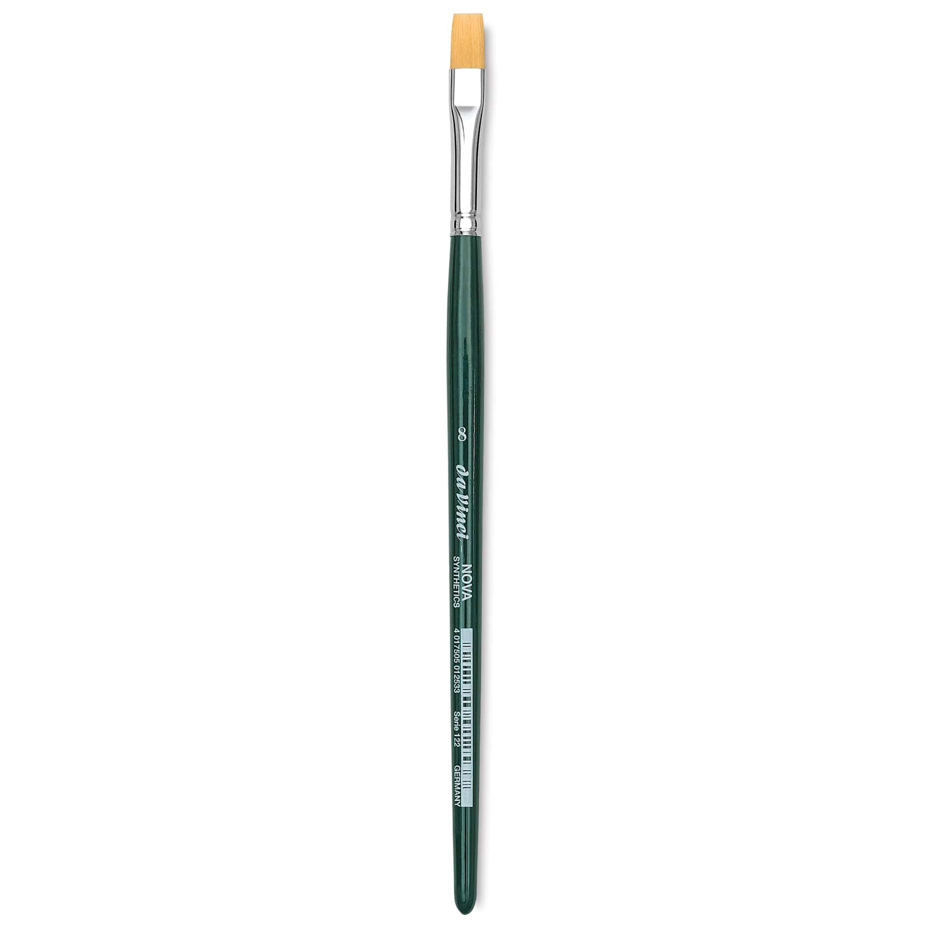 Da Vinci Nova Brush - Bright, Short Handle, Size 8