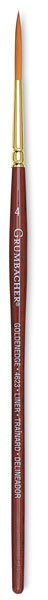 Goldenedge Synthetic Sable Brushes - Short handled Liner Brush upright
