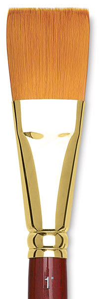 Grumbacher Goldenedge Brush - Aquarelle, Short Handle, Size 1"