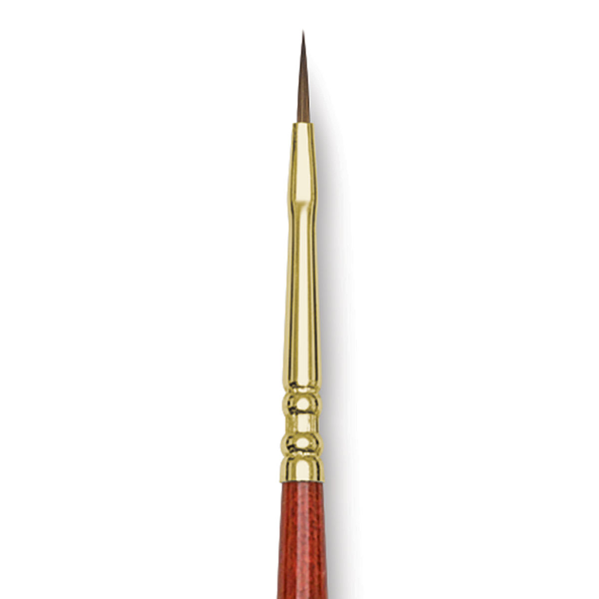 Blick Master Kolinsky Sable Brush - Filbert, Short Handle, Size 0 close up