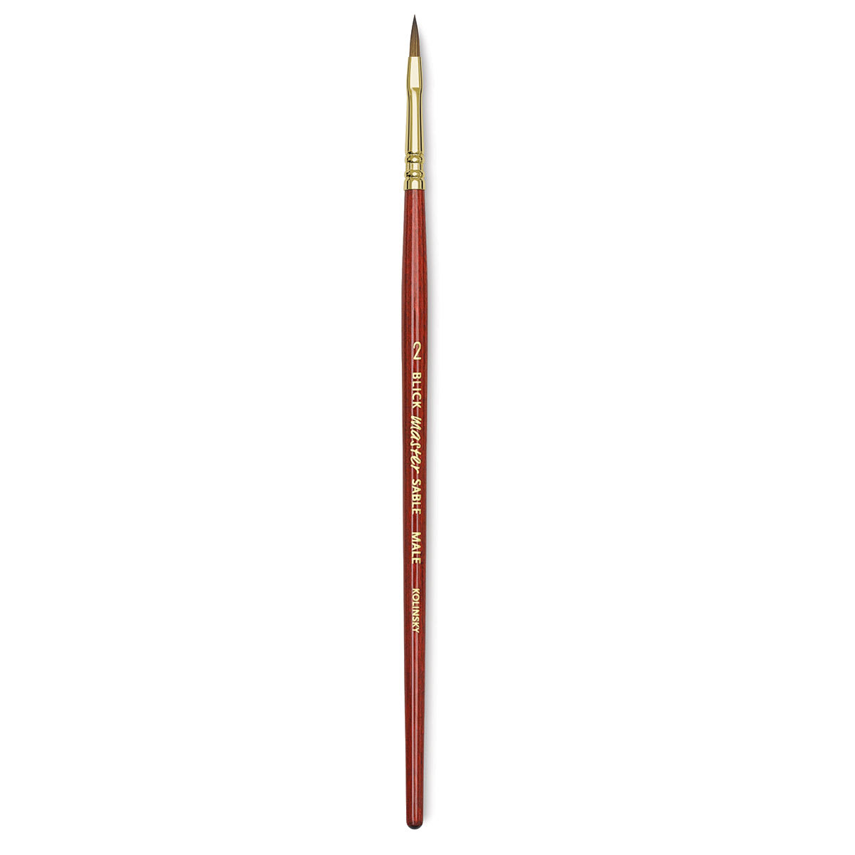 Blick Master Kolinsky Sable Brush - Filbert, Short Handle, Size 2