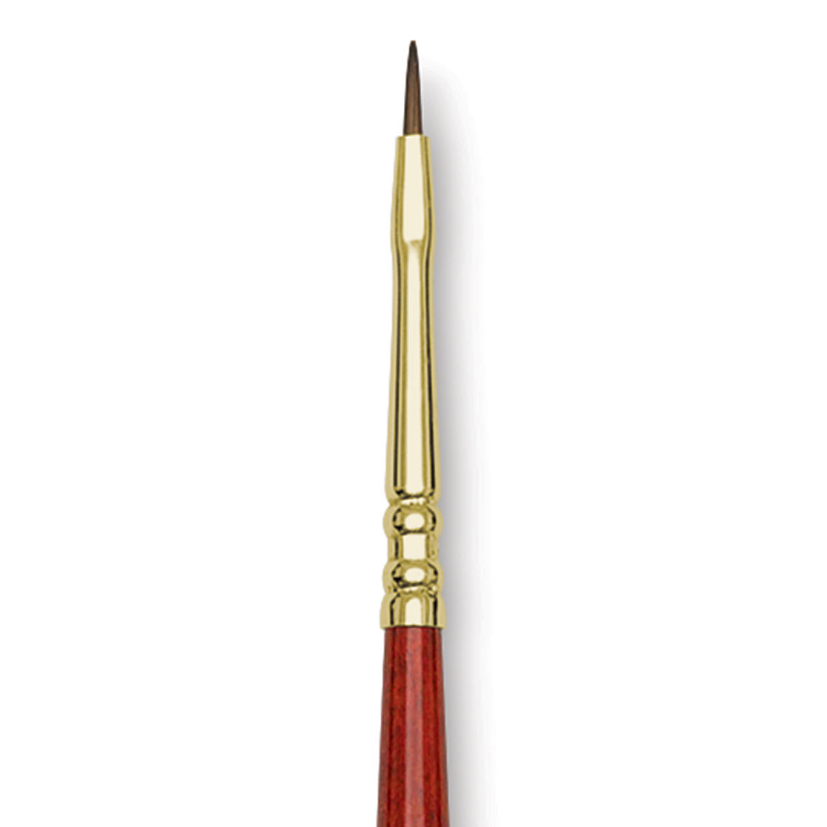 Blick Master Kolinsky Sable Brush - Bright, Short Handle, Size 0 close up