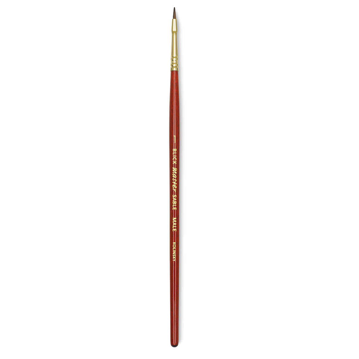 Blick Master Kolinsky Sable Brush - Bright, Short Handle, Size 1