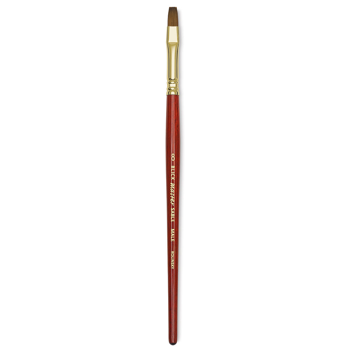 Blick Master Kolinsky Sable Brush - Bright, Short Handle, Size 8