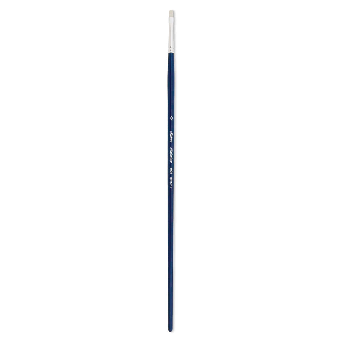 Silver Brush Bristlon Stiff White Synthetic Brush - Bright, Size 0
