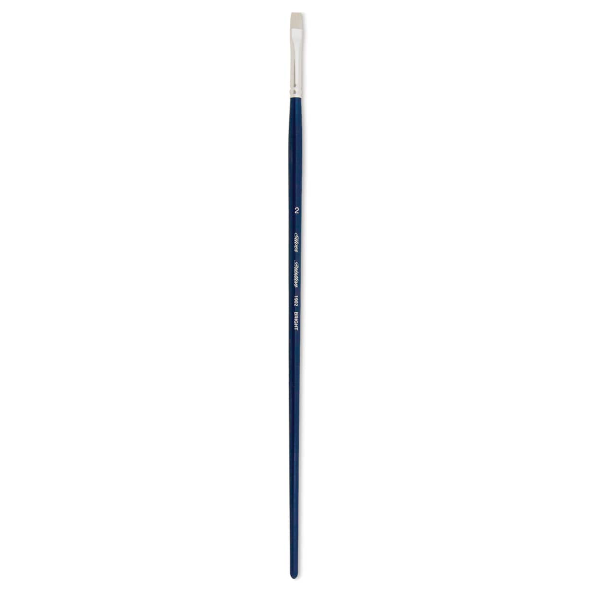 Silver Brush Bristlon Stiff White Synthetic Brush - Bright, Size 2