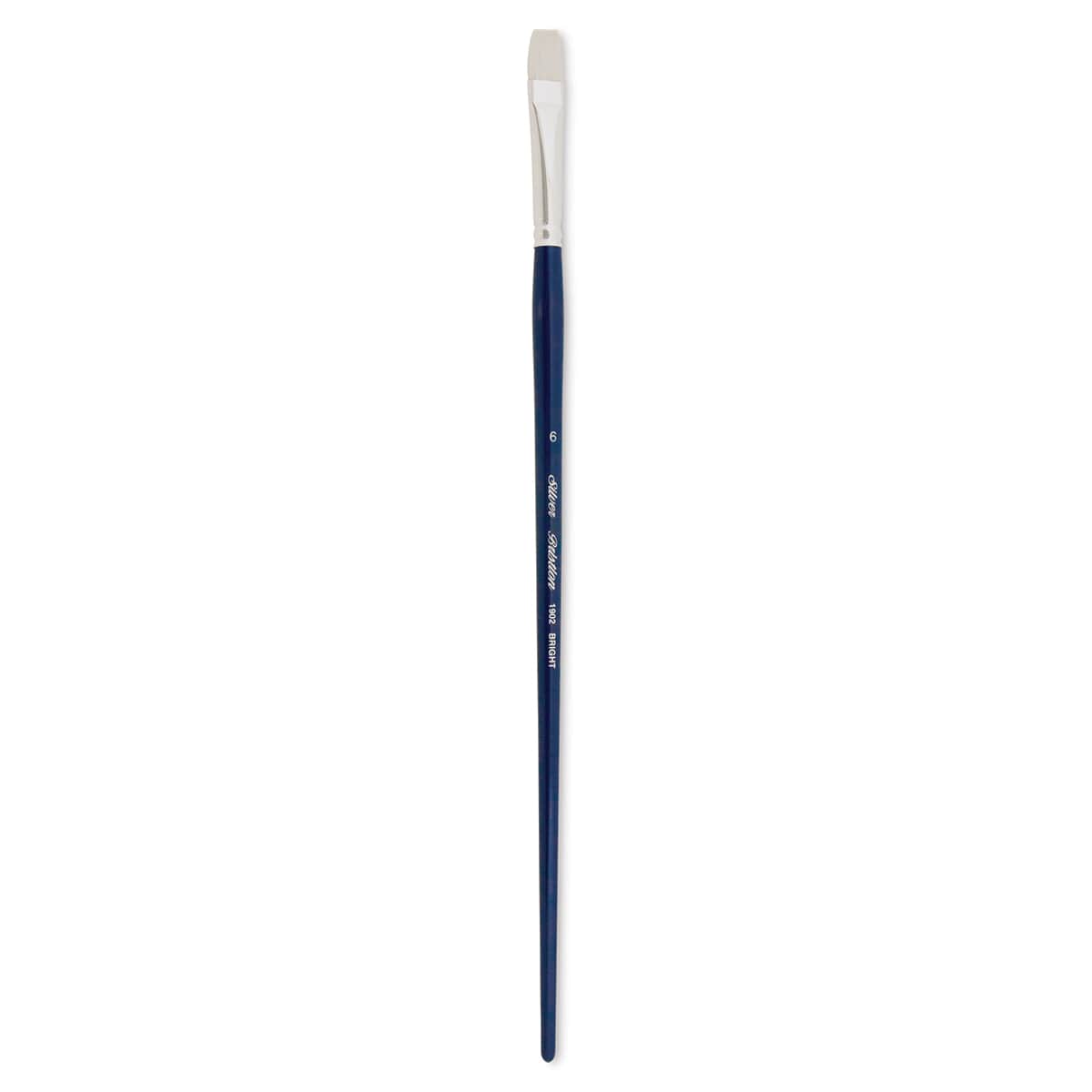 Silver Brush Bristlon Stiff White Synthetic Brush - Bright, Size 6