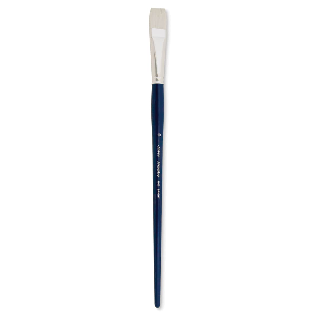 Silver Brush Bristlon Stiff White Synthetic Brush - Bright, Size 10