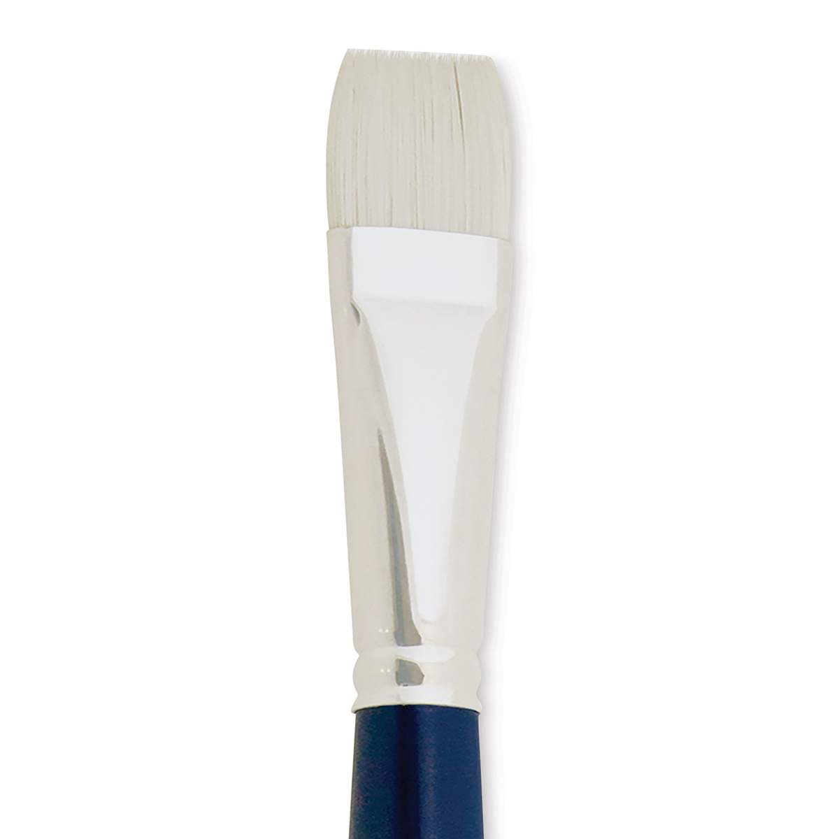 Silver Brush Bristlon Stiff White Synthetic Brush - Bright, Size 12 (close-up)