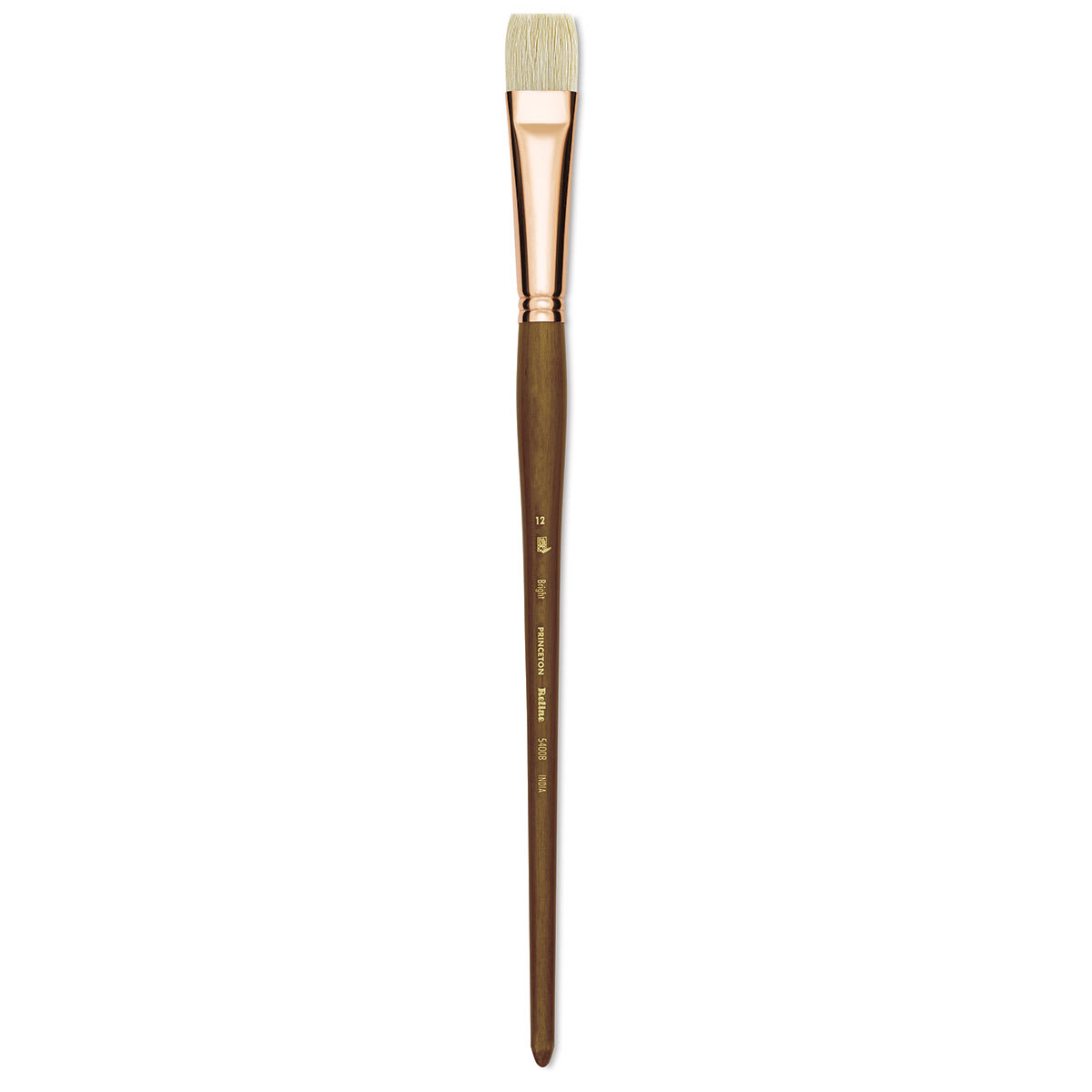 Princeton Best Natural Bristle Brush - Bright, Long Handle, Size 12