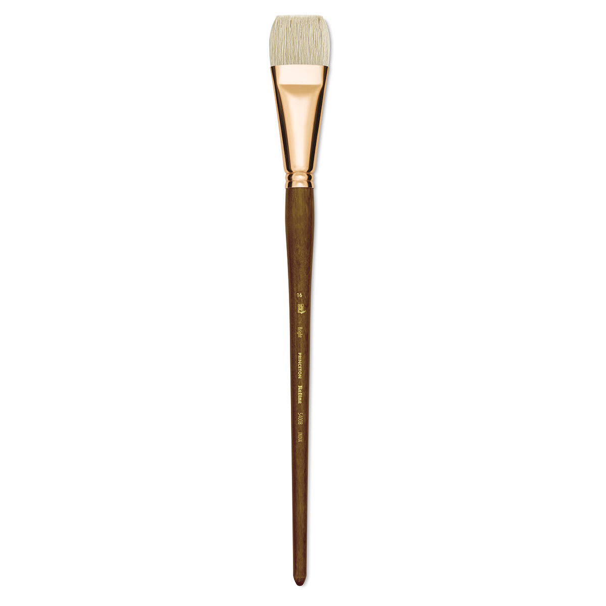 Princeton Best Natural Bristle Brush - Bright, Long Handle, Size 16