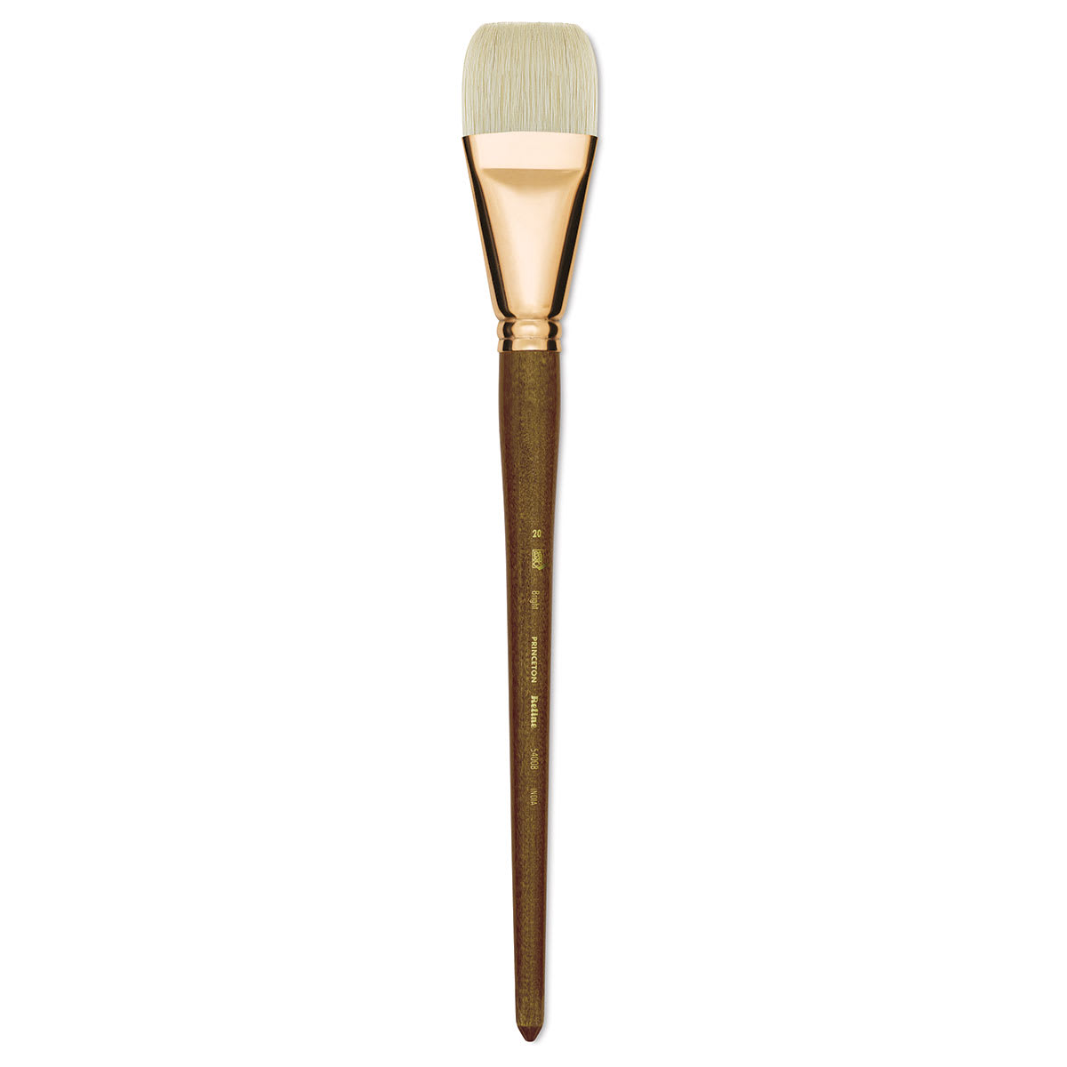 Princeton Best Natural Bristle Brush - Bright, Long Handle, Size 20