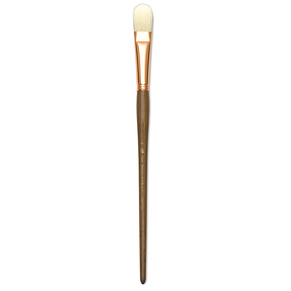 Princeton Best Natural Bristle Brush - Filbert, Long Handle, Size 12