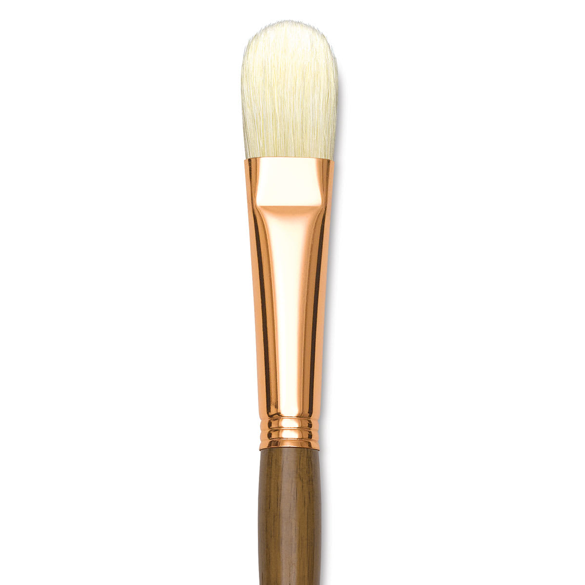 Princeton Best Natural Bristle Brush - Filbert, Long Handle, Size 12 close up