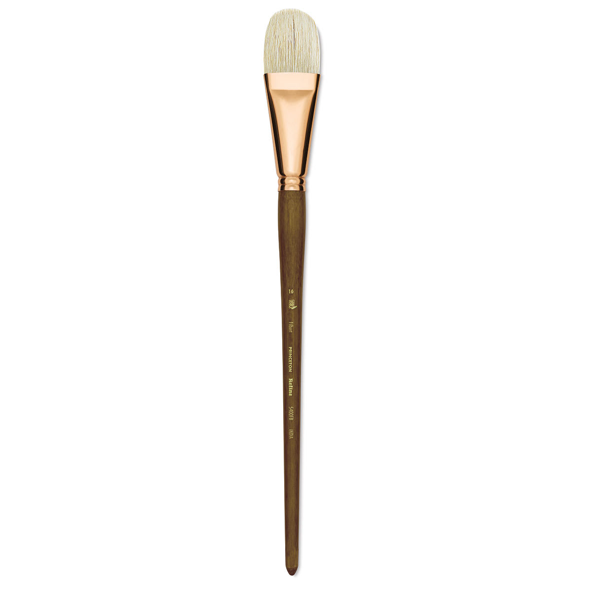 Princeton Best Natural Bristle Brush - Filbert, Long Handle, Size 16