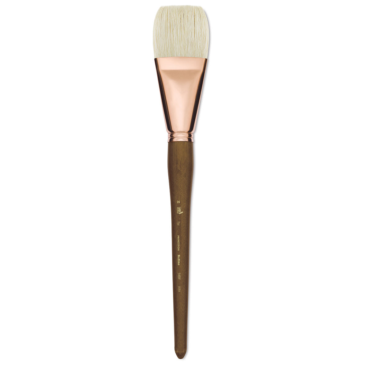 Princeton Best Natural Bristle Brush - Flat, Long Handle, Size 24