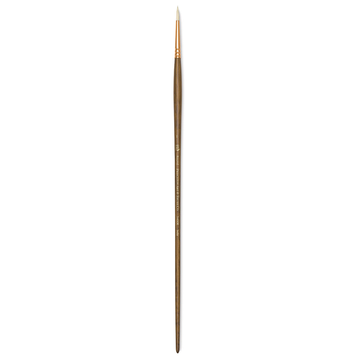 Princeton Best Natural Bristle Brush - Round, Long Handle, Size 1