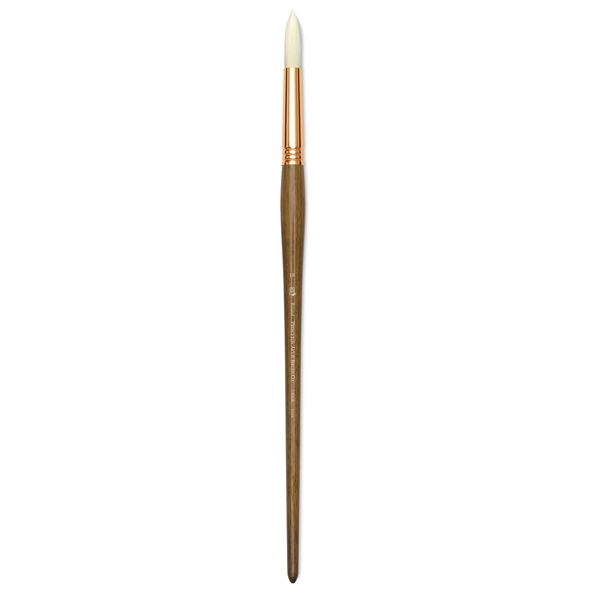 Princeton Best Natural Bristle Brush - Round, Long Handle, Size 10