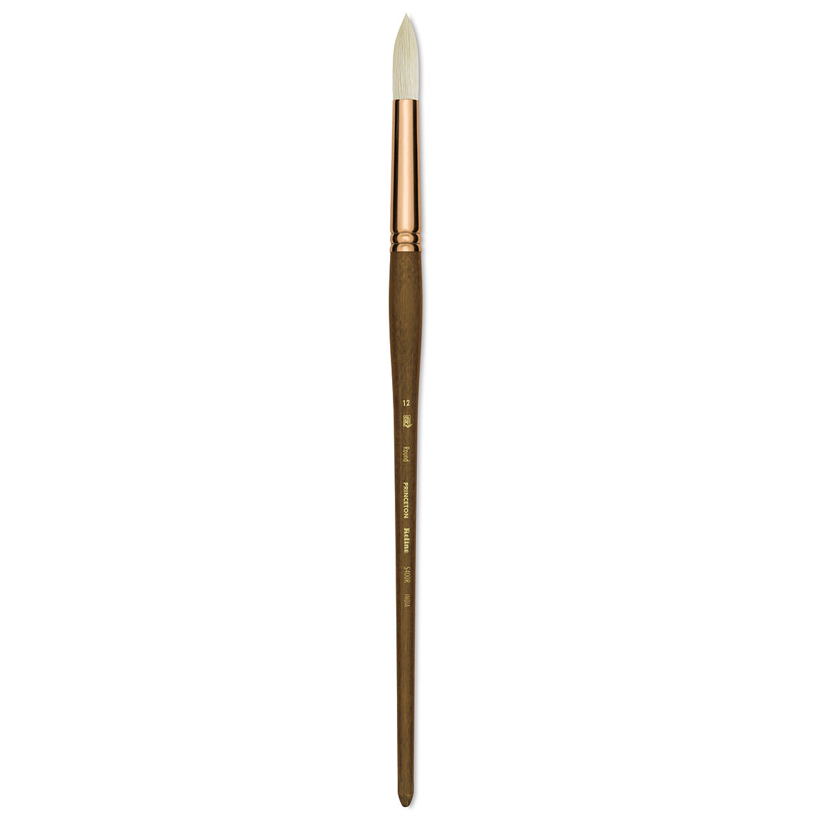 Princeton Best Natural Bristle Brush - Round, Long Handle, Size 12
