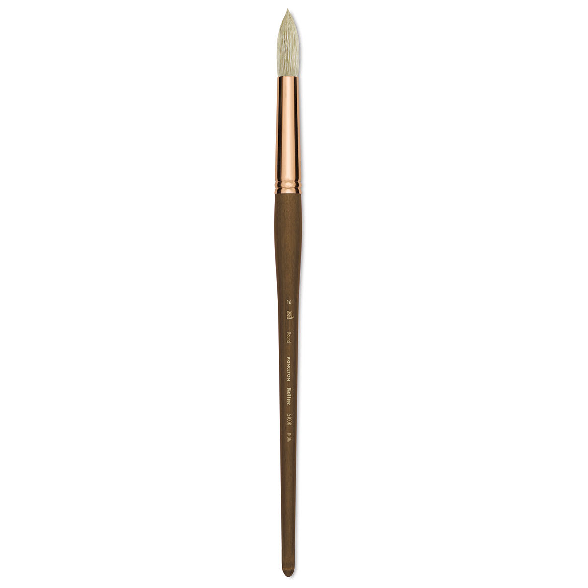 Princeton Best Natural Bristle Brush - Round, Long Handle, Size 16