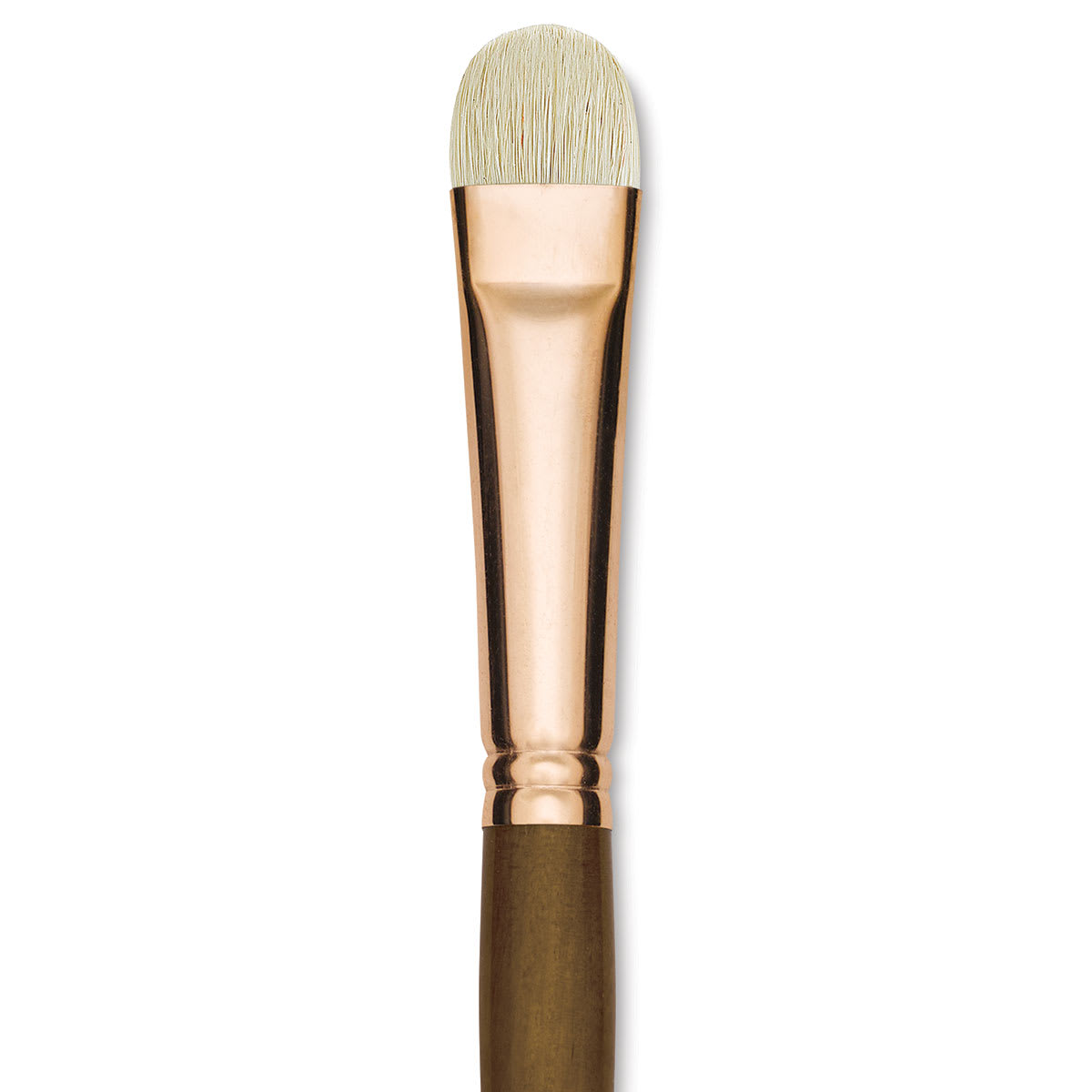 Princeton Best Natural Bristle Brush - Short Filbert, Long Handle, Size 12 close up