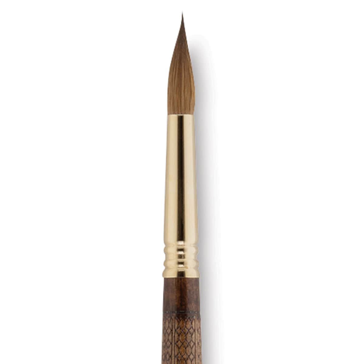 Escoda Reserva Kolinsky-Tajmyr Sable Brush - Round, Long Handle, Size 16
