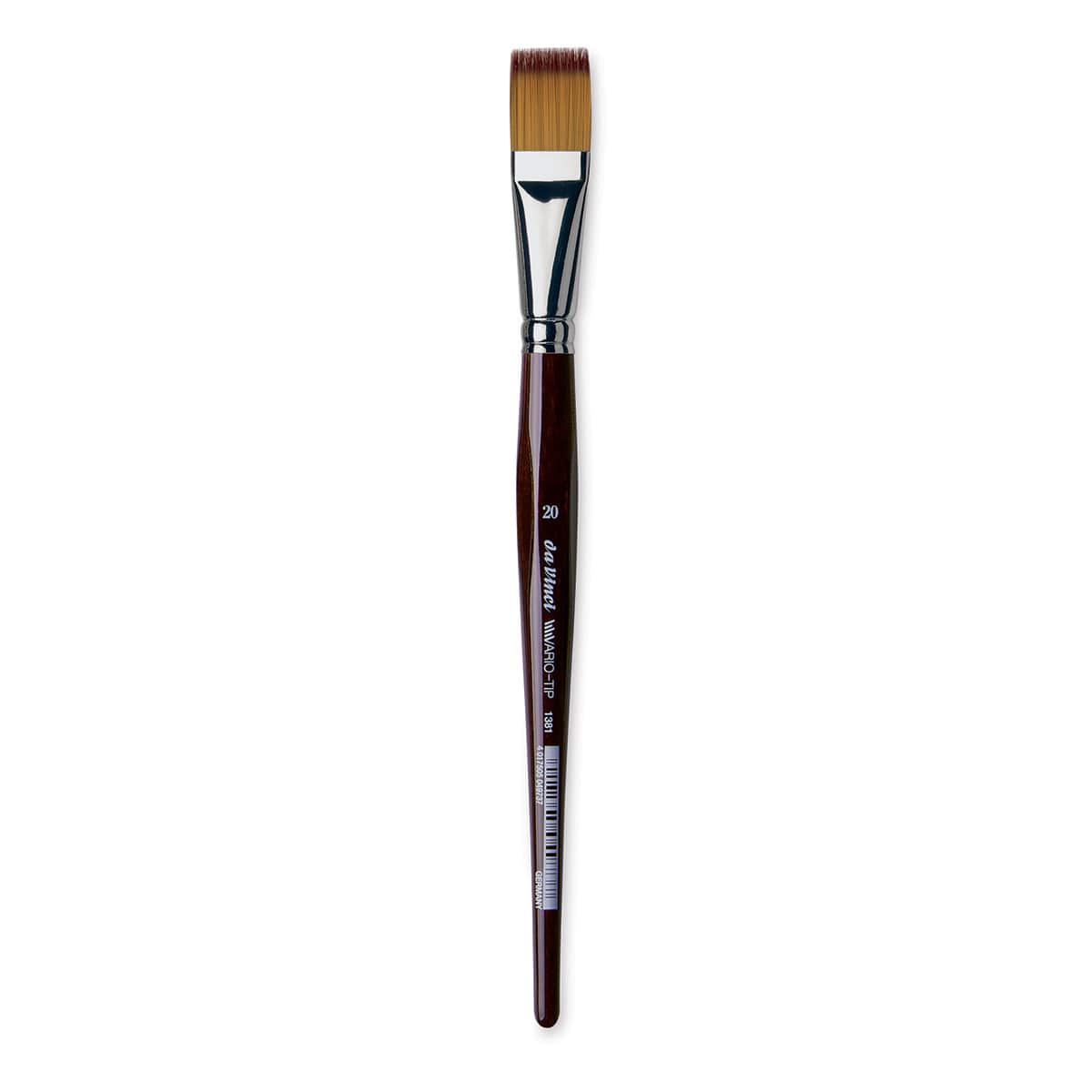 Da Vinci Vario Tip Synthetic Brush - 1381 Flat, Size 20, Short Handle