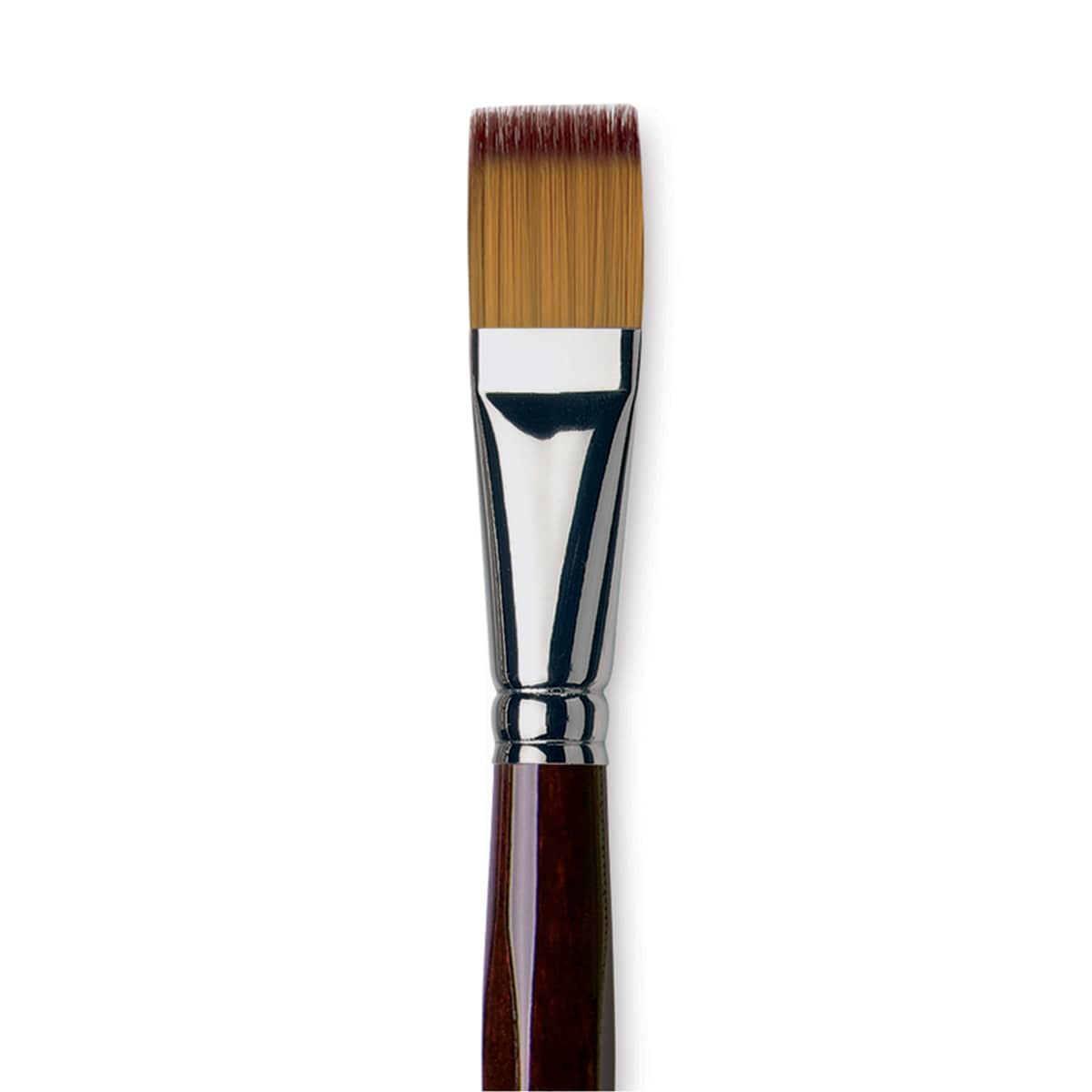 Da Vinci Vario Tip Synthetic Brush - 1381 Flat, Size 20, Short Handle, close-up